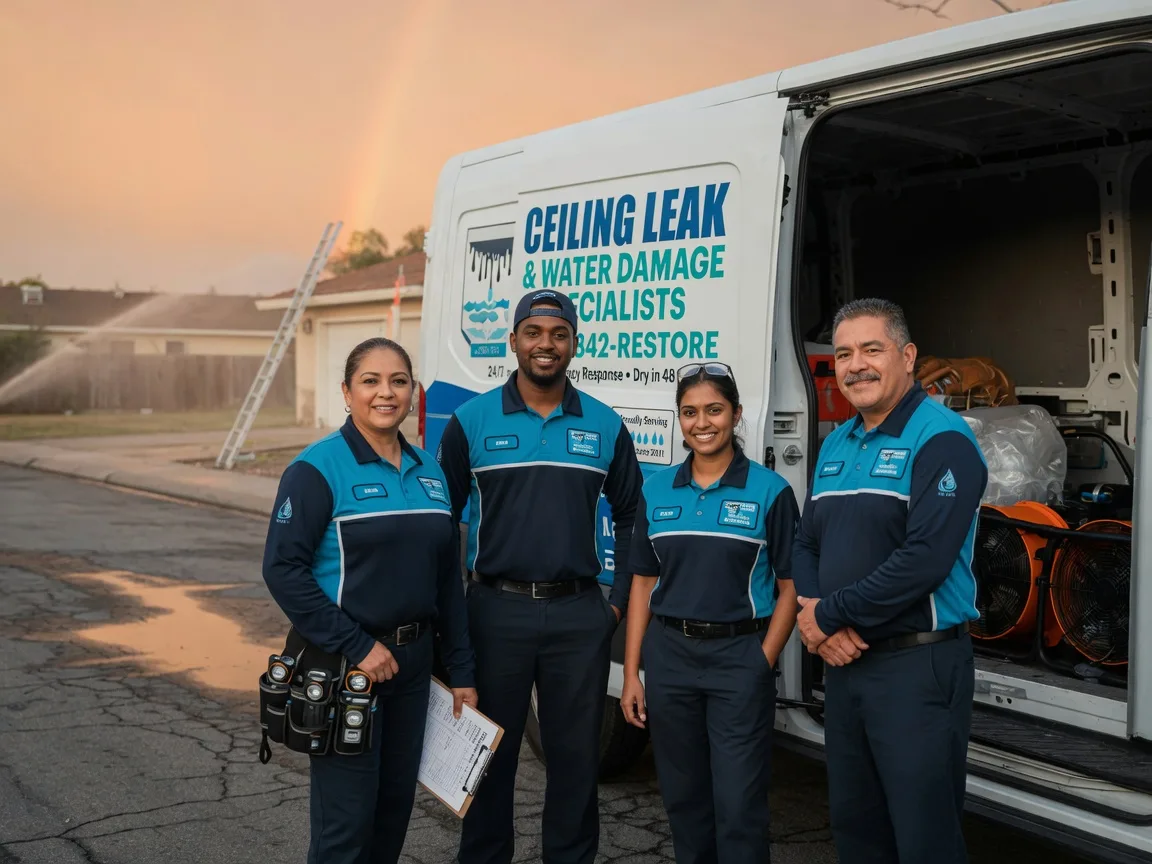Ceiling Leak Cleanup company in Leona, TX