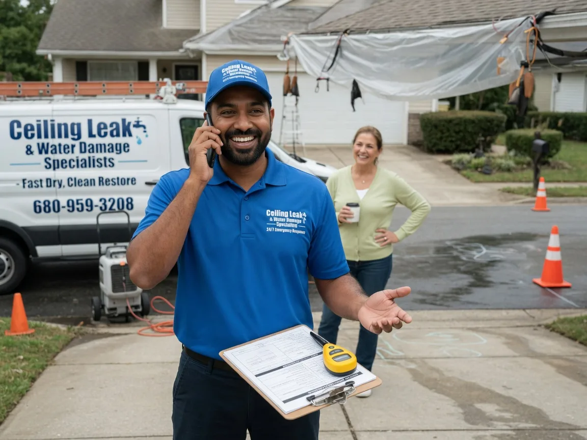 Ceiling Leak Cleanup Leona, TX FAQs